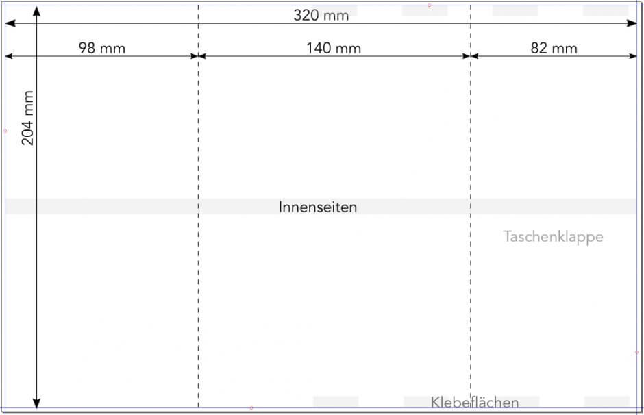 Infoblatt Pocketfolder für Einsteckkarte A6 (Innenseiten)