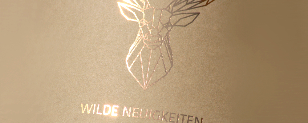 Heißfolie auf Kraftpapier