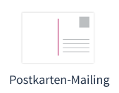 Postkarten Mailing