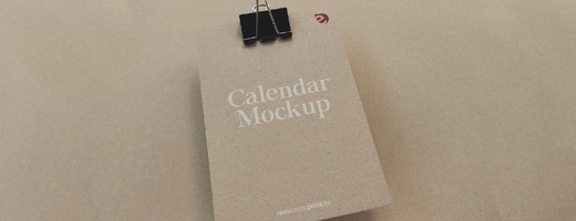 Kalender DIN A5 Recyclingpapier mit Weißdruck