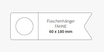 Flaschenanhänger-FAHNE