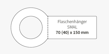 Flaschenanhänger-SMAL